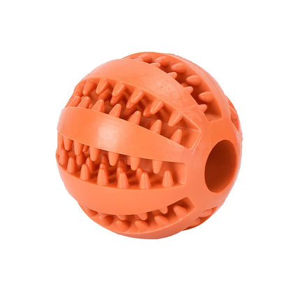 Balles en caoutchouc interactives Puppy Toys Pet Toys Pet Tooth Cleaning Ball Cats Pets Food Treat Feeder Silicon Balls Toy
