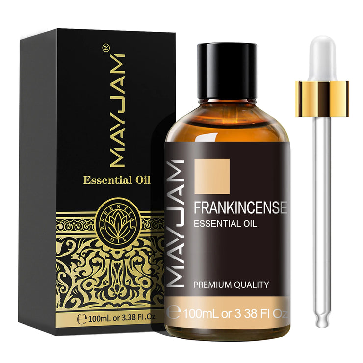 MAYJAM 1PCS 100ML Essential Oil with Dropper Sandalwood Lavender Eucalyptus Vanilla Aroma Oil For Humidifier Scent Candle Burner huile essentielle MAYJAM 1PCS 100ML avec huile de chandelier de lavande églucalyptus huile de vanille pour humidificateur brûl