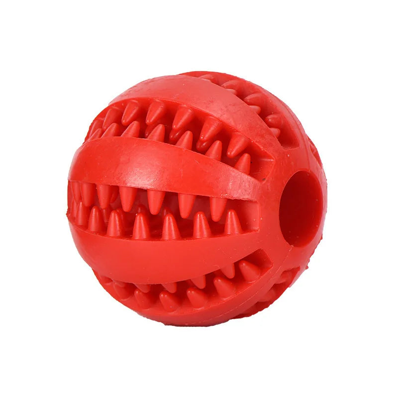 Balles en caoutchouc interactives Puppy Toys Pet Toys Pet Tooth Cleaning Ball Cats Pets Food Treat Feeder Silicon Balls Toy