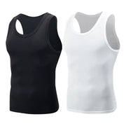 Débardeur Homme Classique Noir & Blanc Sport Plus Size