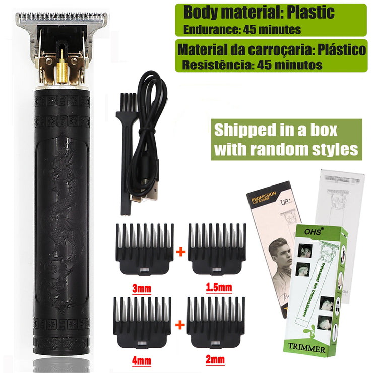 T9 Cordless Electric Hairber Shaver Hair Trimer Home Appliances Travel Barber Razors Shaving Machine for Men Trimmer Man.T9 Coiffure électrique sans fil Cointe-cheveux Découpeur à domicile Éliances de voyage Barber Razors Machine à raser pour hommes.