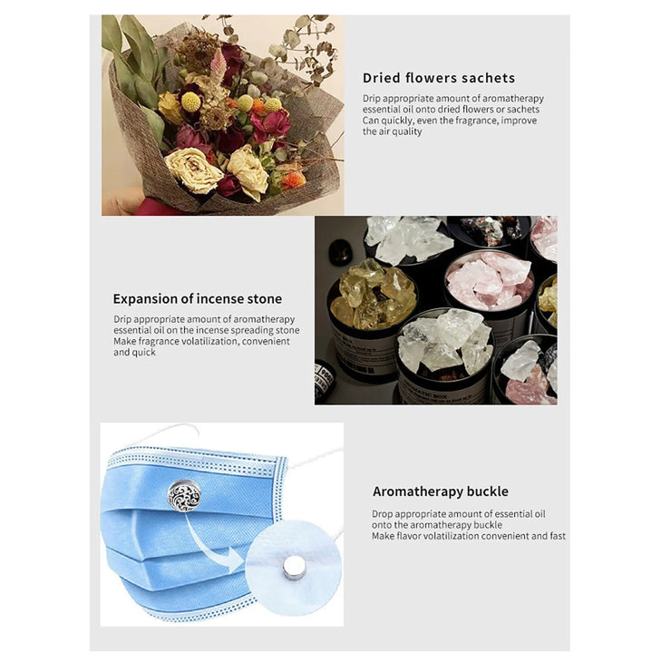 Essential Oil Water Soluble for Aromatherapy Diffuser Humidifier Room Fresheners Stress Relief Rose Lily Lavender Freesia 10ml.Huile essentielle Huile Soluble pour Aromathérapie Diffuser Humidifier Room Fresheners Stress Relief Rose Lily Lavender Freesia