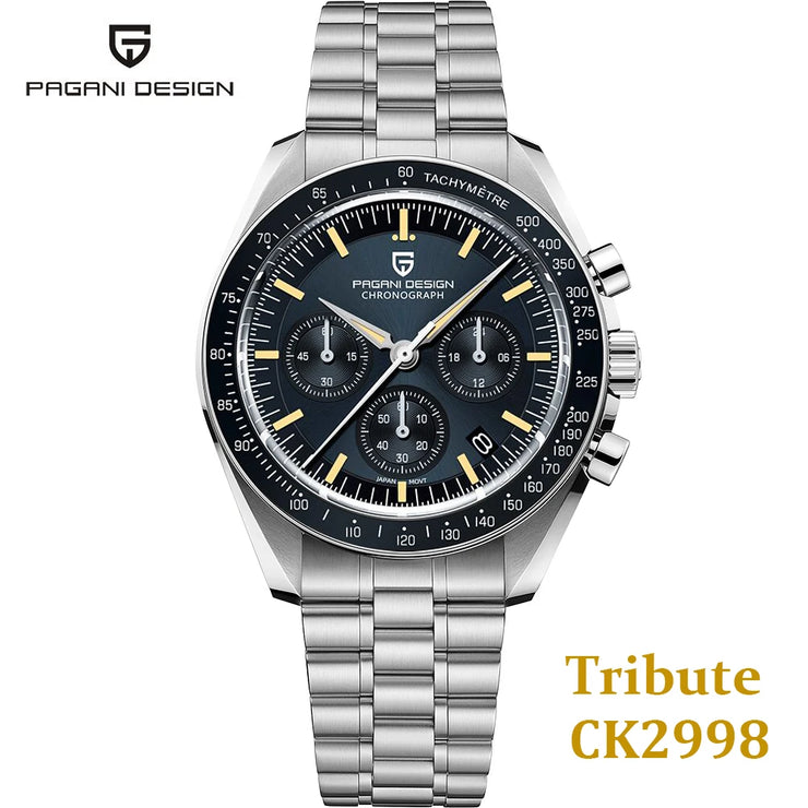 Montre Homme PAGANI DESIGN 2025 Quartz Chronographe Moonwatch
