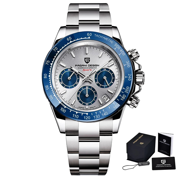 Montre Homme Quartz PAGANI DESIGN 2024 Chronographe Luxe