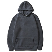 Sweat à Capuche Homme Mode Décontracté Couleur Unie