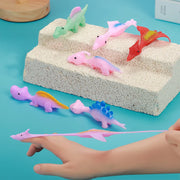 Lot 10 Dinosaures Catapulte à Doigt Jouets Amusants Enfant