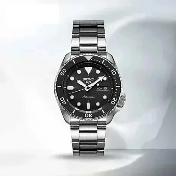 Seiko 5 Sports Montre Automatique Originale, Acier Inoxydable, Étanche