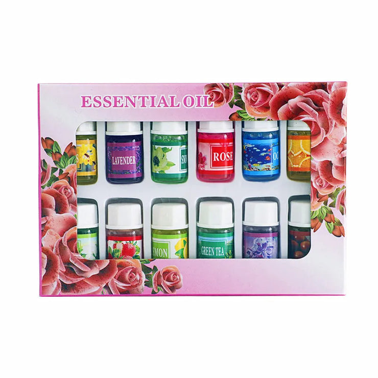 Lot 12PCS Huiles Essentielles 3ml Diffuseur & Parfum d’Air