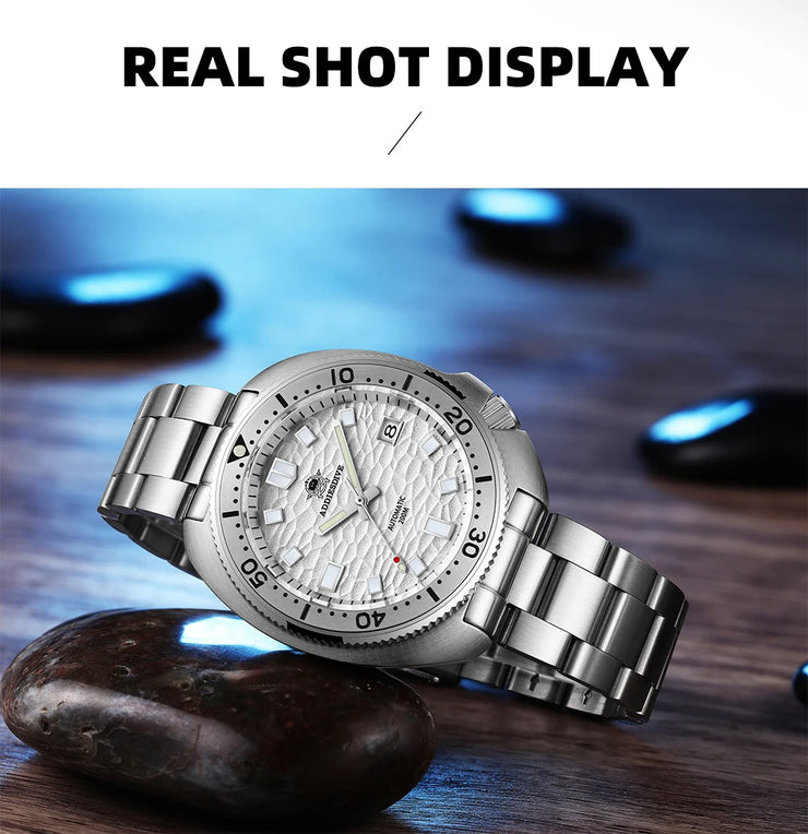 Montre Homme Automatique ADDIESDIVE NH35A Acier Inoxydable