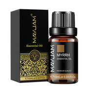 MAYJAM 10ML Essential Oil Lavender Jasmine Eucalyptus Vanilla Sandalwood Bergamot Rosemary Citronella Cinnamon Fragrance Oil.huile essentielle de lavande jasmin huile essentielle de lavande  huile de parfum de bergamote  huile de parfum de bergamote  🍋