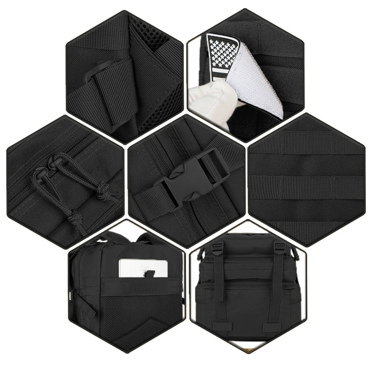 Sac à Dos Tactique QT&QY 30/50L Randonnée & Voyage
