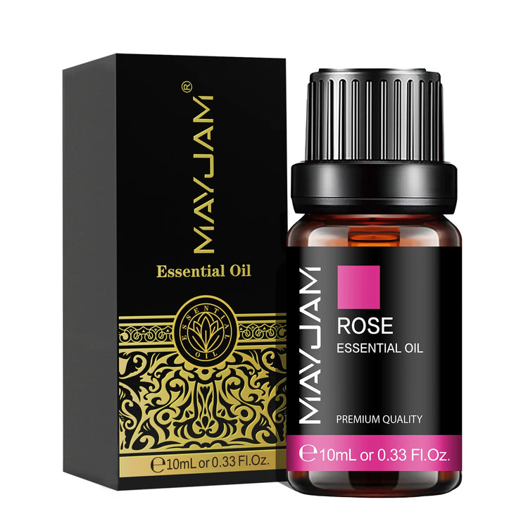 MAYJAM 10ML Essential Oil Lavender Jasmine Eucalyptus Vanilla Sandalwood Bergamot Rosemary Citronella Cinnamon Fragrance Oil.huile essentielle de lavande jasmin huile essentielle de lavande  huile de parfum de bergamote  huile de parfum de bergamote  🍋