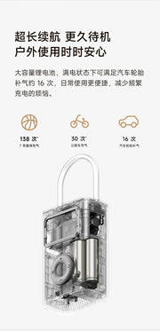 Xiaomi Mijia Air Pump 2Pro Portable Electric Air Compressor Mi Inflatable Treasure 150psi High Pressure Motorcycle Car Soccer.Xiaomi Mijia Air Pump 2Pro Compresseur d' air électrique portable Mi Trésor gonflable 150psi Haute pression Motorcycle Soccer
