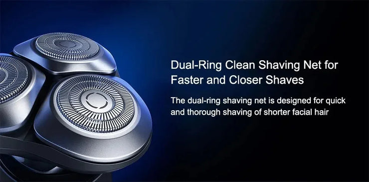 Xiaomi Mijia Men's Electric Shaver S301 Beard Trimmer Machine Shaving Portable Flex Razor IPX7 Washable Trimer Ceramic Blade.Xiaomi Mijia rasoir électrique pour hommes S301 Machine à tondeuse à rasage portable Flex Razor IPX7 Lame céramique lavable.