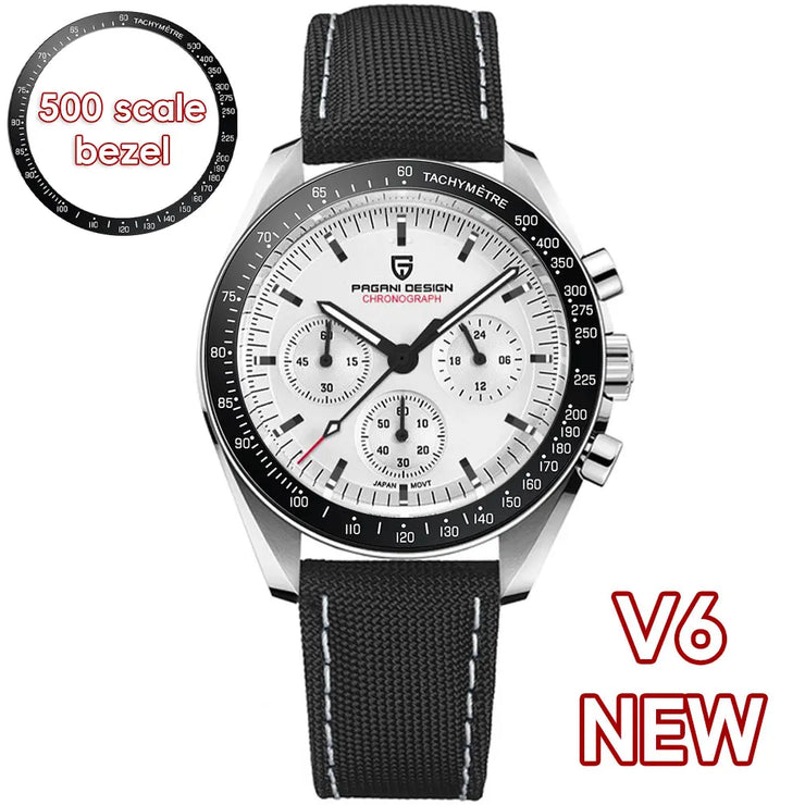 Montre Homme PAGANI DESIGN 2025 Quartz Chronographe Moonwatch