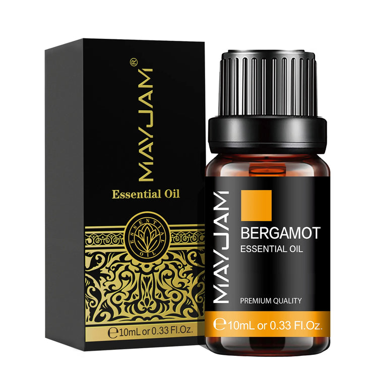 MAYJAM 10ML Essential Oil Lavender Jasmine Eucalyptus Vanilla Sandalwood Bergamot Rosemary Citronella Cinnamon Fragrance Oil.huile essentielle de lavande jasmin huile essentielle de lavande  huile de parfum de bergamote  huile de parfum de bergamote  🍋