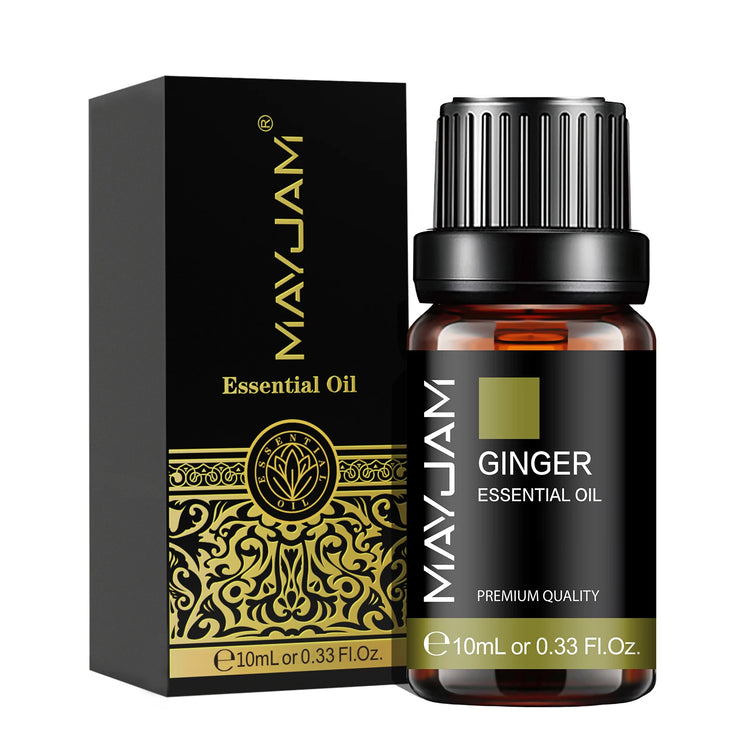 MAYJAM 10ML Essential Oil Lavender Jasmine Eucalyptus Vanilla Sandalwood Bergamot Rosemary Citronella Cinnamon Fragrance Oil.huile essentielle de lavande jasmin huile essentielle de lavande  huile de parfum de bergamote  huile de parfum de bergamote  🍋