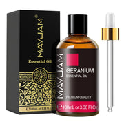 MAYJAM 1PCS 100ML Essential Oil with Dropper Sandalwood Lavender Eucalyptus Vanilla Aroma Oil For Humidifier Scent Candle Burner huile essentielle MAYJAM 1PCS 100ML avec huile de chandelier de lavande églucalyptus huile de vanille pour humidificateur brûl