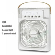 Climatiseur Mini 3en1 Ventilateur Rafraîchisseur Humidificateur LED