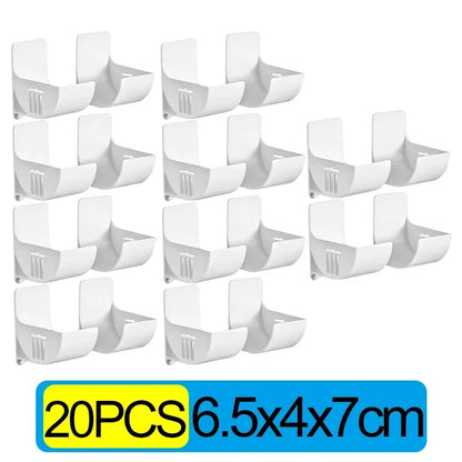 2/8pcs Trash Bags Shelf Holder Wall Mounted Plastic Bag Film Container DispenserGarbage Bag Storage Box Organizer For Kitchen.20/2pcs Trash Bags porte-étagère mur Monté film plastique film de poche Dispenser Dispenser Dispanage Bag Stockage Box Organisat