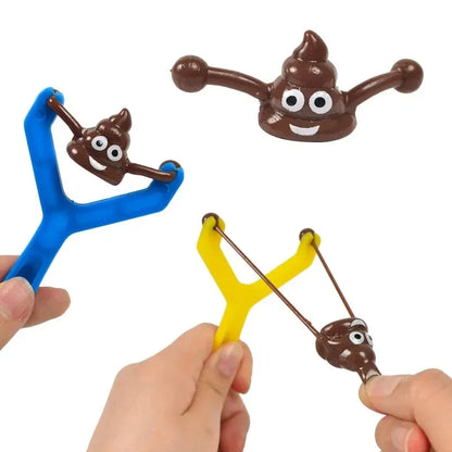 12PC Funny Poo Launcher Tricky Slingshot Children Toys Kids Birthday Party Gifts Wedding Gifts For Guests Christmas Party Favors. 12PC Funny Poo Launcher Tricky Slingshot Children Toys Kids Birthday Party Cadeaux de mariage pour les invités Fête de Noël