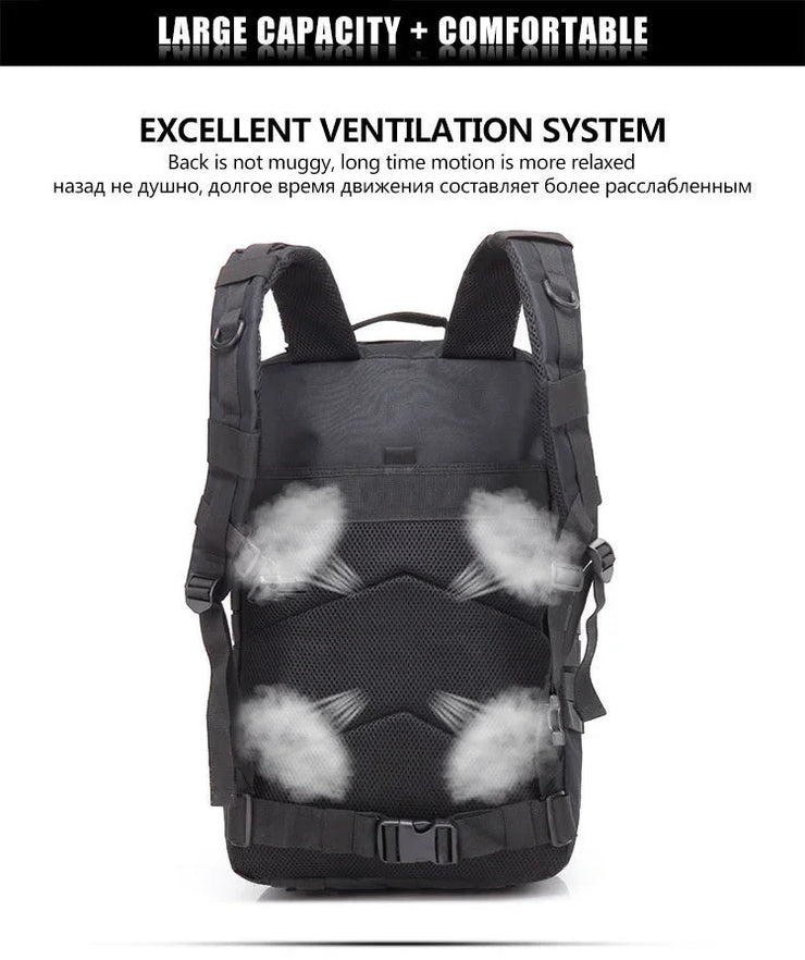 Sac à Dos Tactique QT&QY 30/50L Randonnée & Voyage