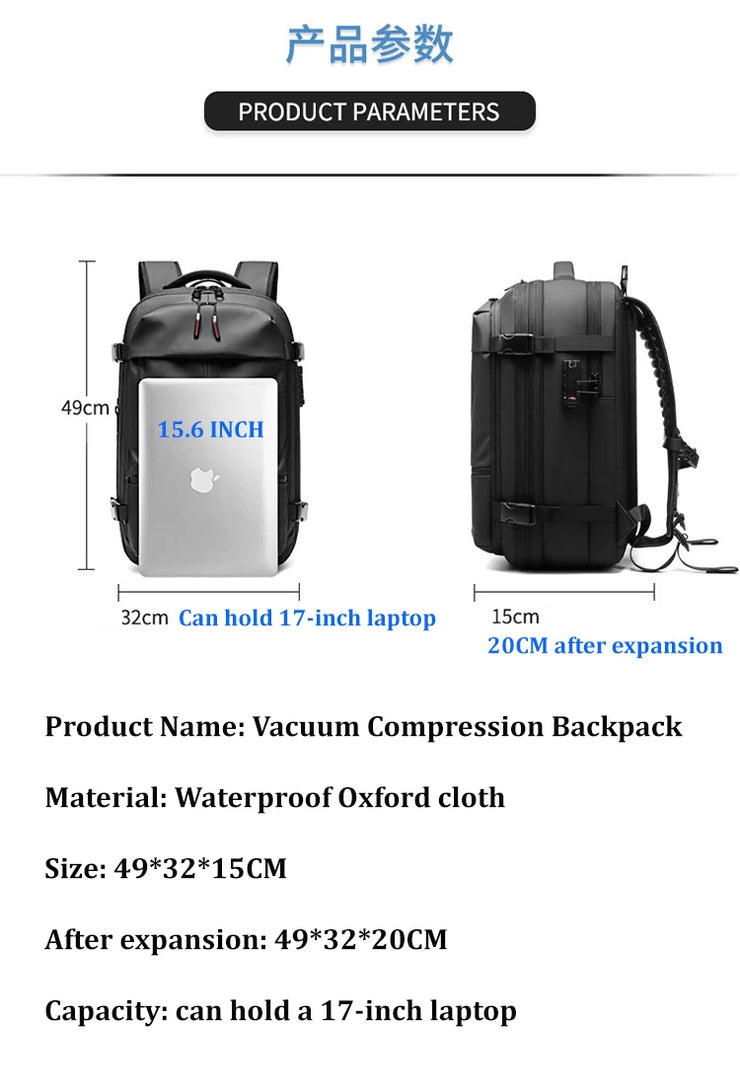 Sac à Dos Homme 17 Ordinateur & Voyage