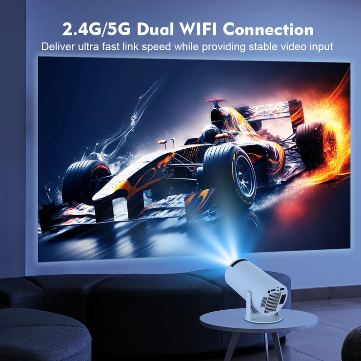 Magcubic Projector HY300 Pro 4K Android 11 Dual Wifi6 260ANSI Allwinner H713 BT5.0 1080P 1280*720P Home Cinema Outdoor Projetor.Projecteur de chargeur HY300 Pro 4K Android 11 Dual Wifi6 260ANSI Allwinner H713 BT5.0 1080P 1280*720P Home Cinema Outdoor Proj