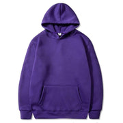 Sweat à Capuche Homme Mode Décontracté Couleur Unie