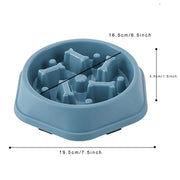 Gamelle Anti-Glouton Chien Antidérapante Slow Feeder