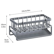 Kitchen Sink Drain Rack Organizer Sponge Storage Faucet Holder Soap Drainer Dishcloth Towel Rack Kitchen Sink Organizer. Organisateur de rangement d'éponge .