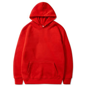 Sweat à Capuche Homme Mode Décontracté Couleur Unie
