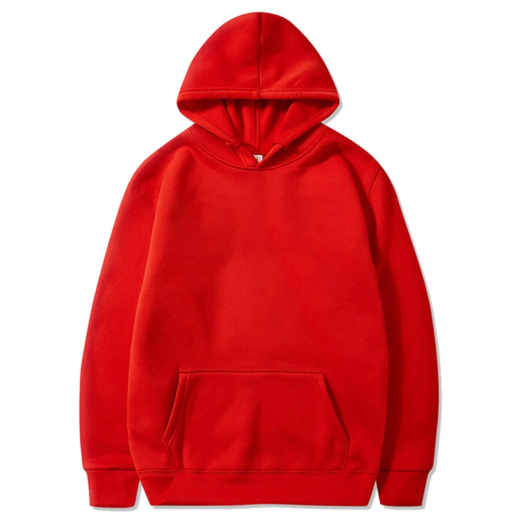 Sweat à Capuche Homme Mode Décontracté Couleur Unie