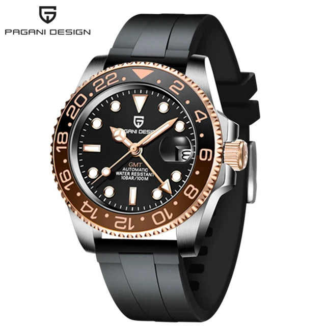 Montre Homme PAGANI DESIGN GMT Automatique 40mm Céramique
