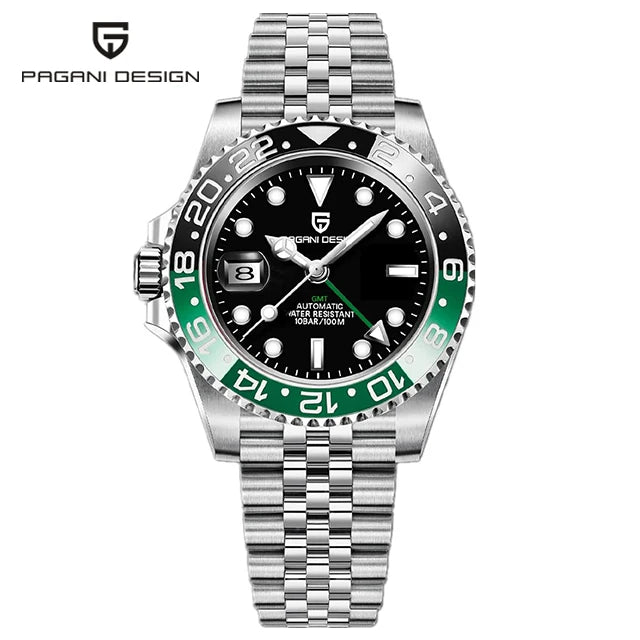 Montre Homme PAGANI DESIGN GMT Automatique 40mm Céramique