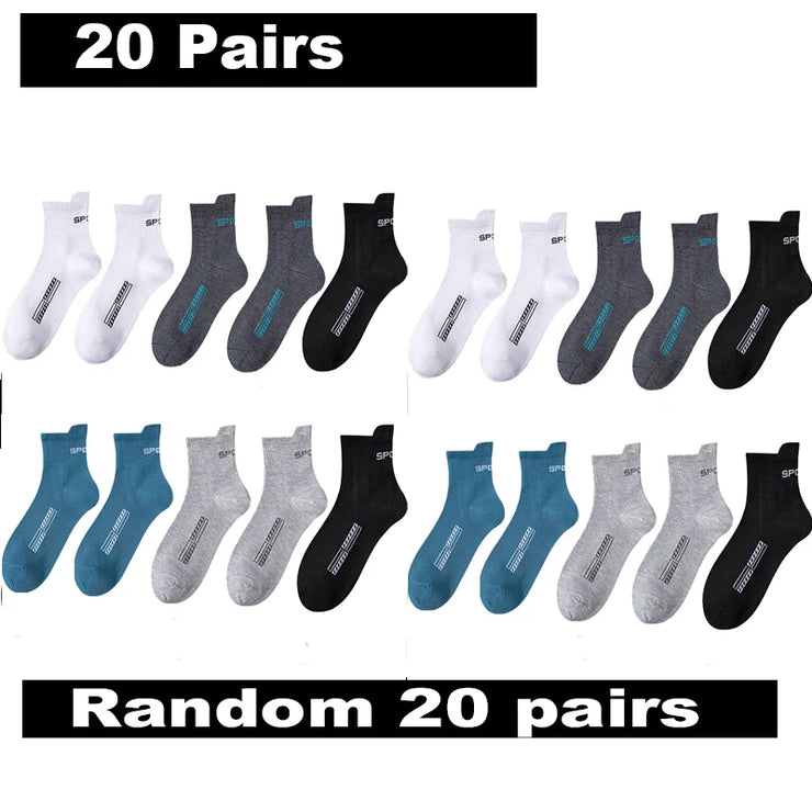 Chaussettes Homme Coton Respirant Sport & Casual 38-45