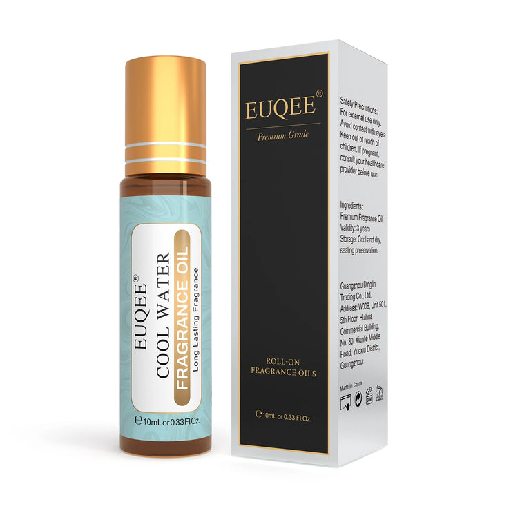 EUQEE 10ml Premium Men's Fragrance Oil For Car Diffuser Aromatherapy Vanilla Musk Leather Amber Romance Aroma Essential Oils.Huile de parfum pour hommes haut de gamme EUQEE 10ml pour l'aromathérapie de diffuseur de voiture Vanilla Musk Cuir Amber Romance