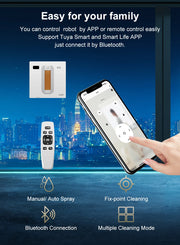 Robot Nettoyeur de Vitres ABIR WD8 Intelligent avec Télécommande & App