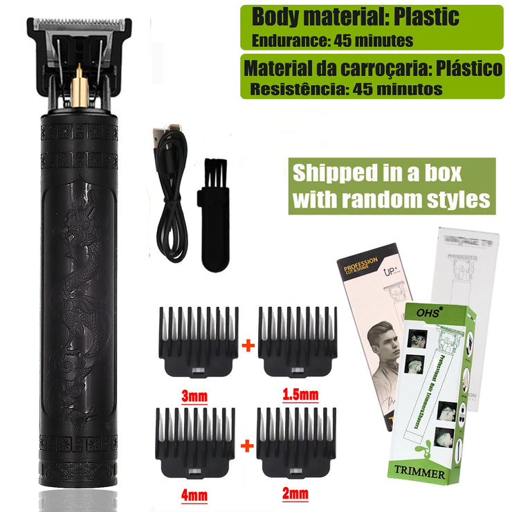T9 Cordless Electric Hairber Shaver Hair Trimer Home Appliances Travel Barber Razors Shaving Machine for Men Trimmer Man.T9 Coiffure électrique sans fil Cointe-cheveux Découpeur à domicile Éliances de voyage Barber Razors Machine à raser pour hommes.
