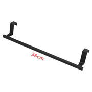 Towel Rod Steel Metal Wire Over Cabinet Towel Rack Storage Organizer Bathroom Door Hanging Towel Rack Punch-free Rag Hanger.Towel Rod Steel Metal Wire Over Cabinet Towel Rack Storage Organisateur Salle de bain porte porte pendaison torchon Rag Hanger.