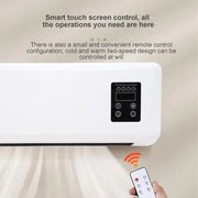 Climatiseur Mural Portable Mini Froid & Chaleur avec Télécommande