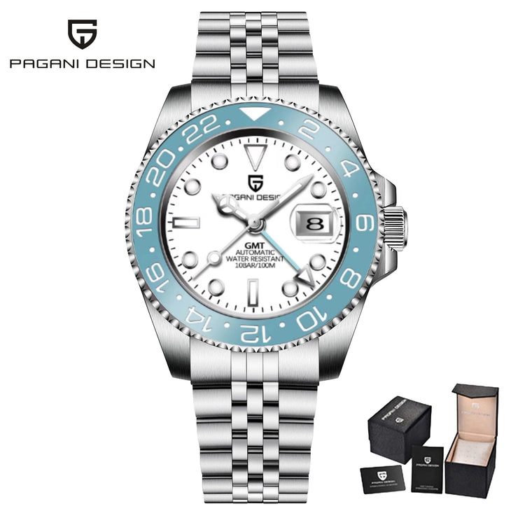 Montre Homme PAGANI DESIGN GMT Automatique 40mm Céramique