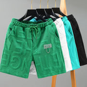 Short Homme Tricoté Confortable Taille Élastique Mode Été