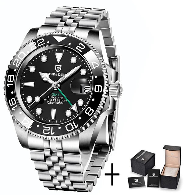 Montre Homme PAGANI DESIGN GMT Automatique 40mm Céramique