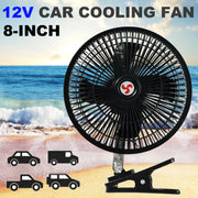 Ventilateur Voiture Portable 12V 8’’ Rotatif 360°