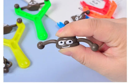 12PC Funny Poo Launcher Tricky Slingshot Children Toys Kids Birthday Party Gifts Wedding Gifts For Guests Christmas Party Favors. 12PC Funny Poo Launcher Tricky Slingshot Children Toys Kids Birthday Party Cadeaux de mariage pour les invités Fête de Noël