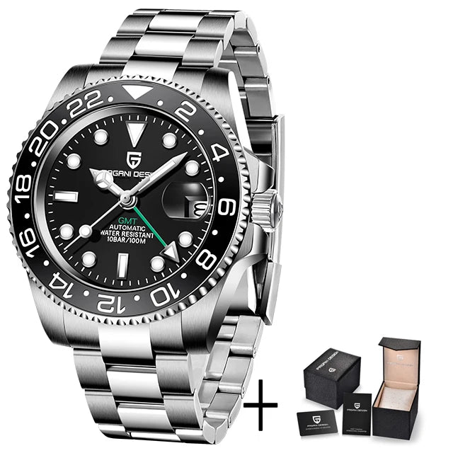 Montre Homme PAGANI DESIGN GMT Automatique 40mm Céramique
