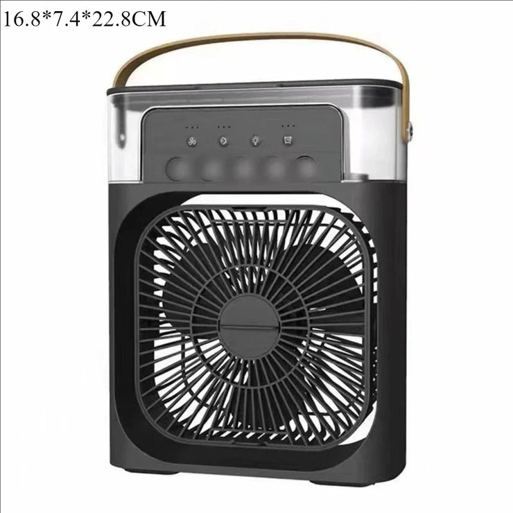 Mini Climatiseur 3en1 2025 Ventilateur Rafraîchisseur Humidificateur LED
