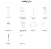 Xiaomi Mijia Hair Clipper 2 Hair Trimmer Professional Beard Cut Machine IPX7 Waterproof Wireless Haircut Machine Mijia Clipper 2.Xiaomi Mijia Hair Clipper 2 Coupe de barbe professionnelle coupe-cheveux IPX7 Machine coupe-cheveux sans fil imperméable Mijia
