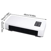 Climatiseur Mural Portable Mini Froid & Chaleur avec Télécommande
